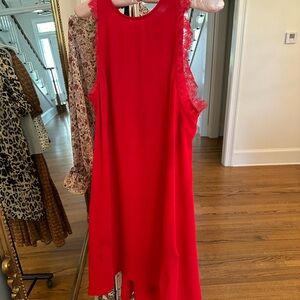 NEW with Tags! H&M red dress with lace size 8